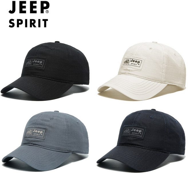 웹도매 JEEP SPIRIT 볼캡 CA0032, 블랙, 1개