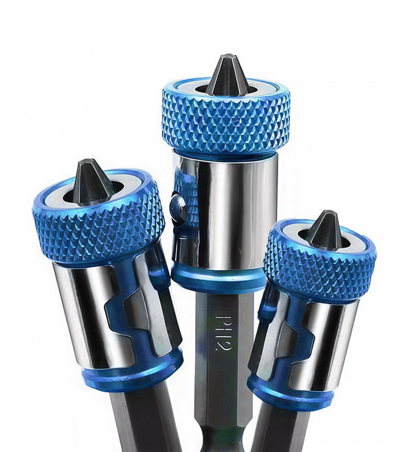 헤몬 초강자성 마그네틱 자석 드라이버 비트 홀더 자화기 세트, 3개