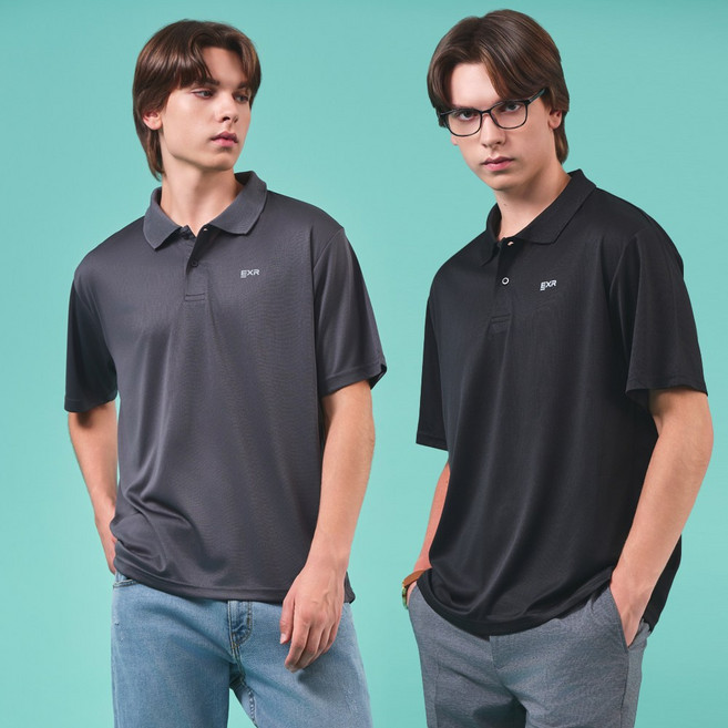 [EXR] 25SS 올라운드 남성 메쉬 카라 티셔츠