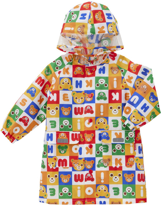 10-3866-680 S(90-100 cm) [미키 하우스] 레인 코트 비구 란도셀 대응 카파