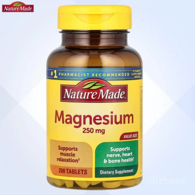네이처메이드 마그네슘 250mg 200정, 1개 - 쿠팡