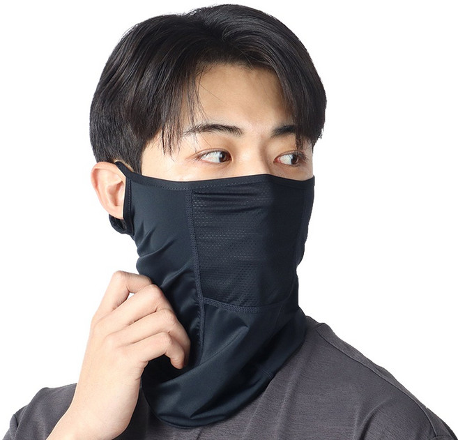 아이더 SAFETY 페이스 쿨링 액티브 넥마스크 2개입 자외선차단 스포츠 넥스카프