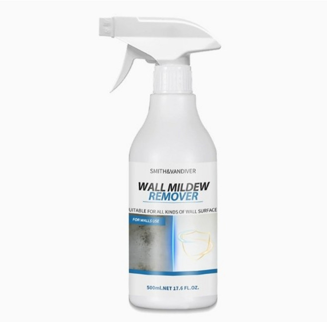 [닦을 필요 없는] 1/1+1 다기능 곰팡이 제거 스프레이 초강력 곰팡이제거제 뿌리는 곰팡이 제거제 벽지 곰팡이제거제 욕실 화장실 곰팡이제거제 집벽 곰팡이 제거젤 청소세제 벽지복원, 1개, 499.99ml