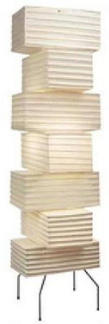 아카리 5A 스탠드 무드등 이사무노구치조명, 7단 줄무늬 플로어 D48x190cm