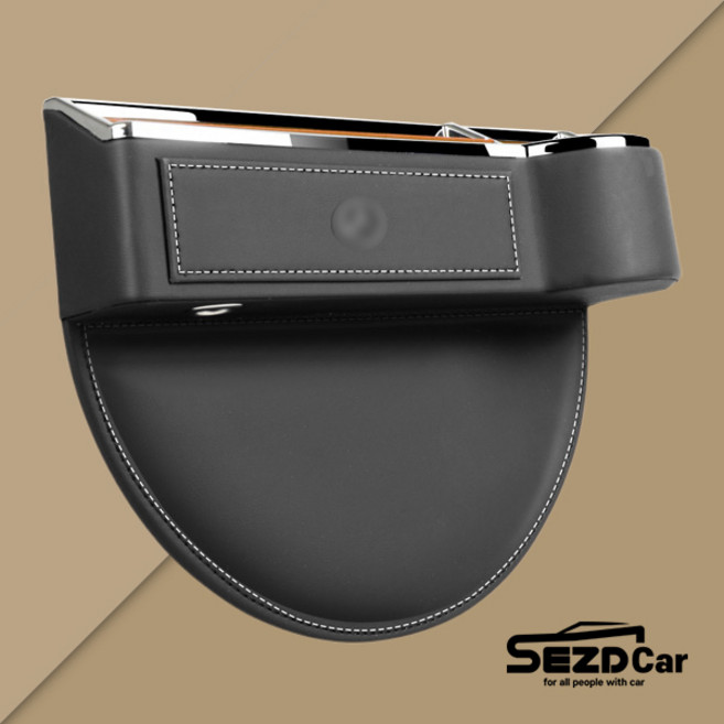 벤츠 틈새수납 사이드포켓 컵홀더 실내수납 틈새쿠션 E클래스 S클래스 GLE GLS GLC C클래스, 블랙_조수석, 1개