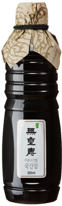 [무량수 간장] 국산 부석태와 천안 신일염으로 만든 전통 간장, 1개, 500ml