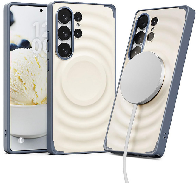 miak Galaxy S26 SCOOP Qi2MagSafe Ultra용 마그넷 케이스 대응 [아이스크림 모티프의