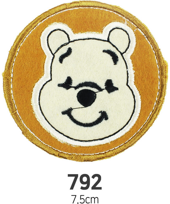 와펜 DIY 자수 패치 와펜모음 열부착식와펜, 4개, 와펜 패치 792번