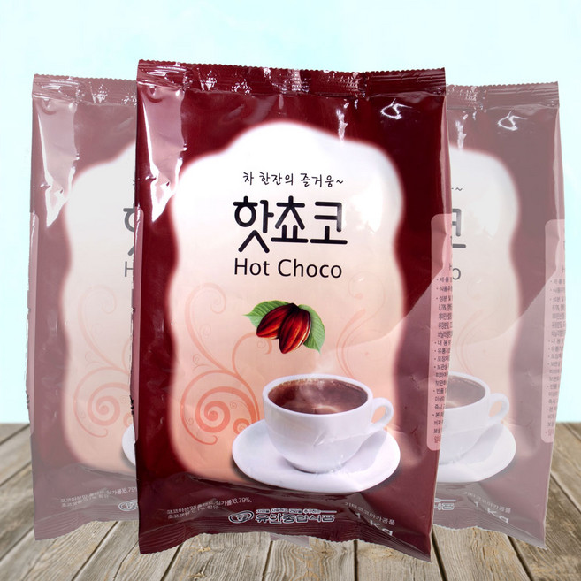유안 핫쵸코 1kg x 3개/자판기믹스 코코아분말, 1개입, 3개