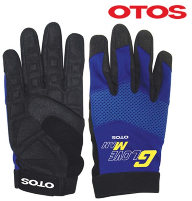 오토스 진동 방지 작업 장갑 손바닥 전체 3mm 두께 에어젤 진동 증후군 예방 논슬립 손등 충격 흡수, 1개