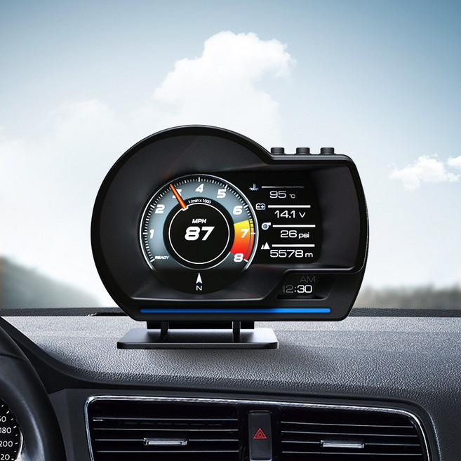 아이모 A500 차량용 HUD 디지털 튜닝게이지 보조계기판 헤드업디스플레이, 1개, A500 영문