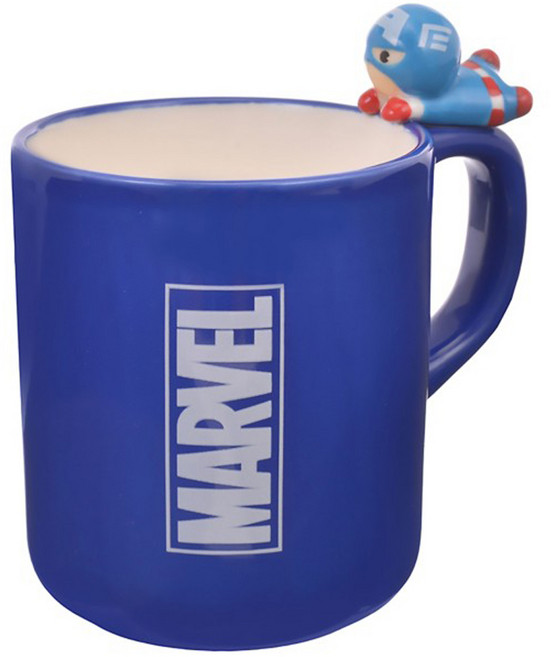 디즈니 스토어 마블 캡틴 아메리카 머그컵, 1개