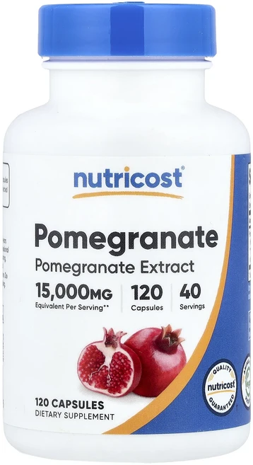 새해 첫좋은선물 Nutricost 석류 캡슐 120정(캡슐 1정당 333mg) 제대로 할인합니다, Nutricost석류캡슐120정캡슐1정당333mg, 1개 - 쿠팡