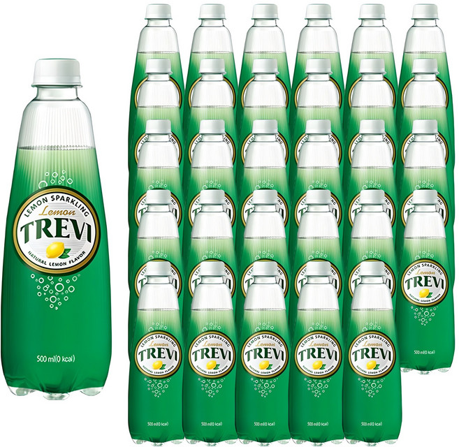 트레비 레몬 탄산음료, 500ml, 40개