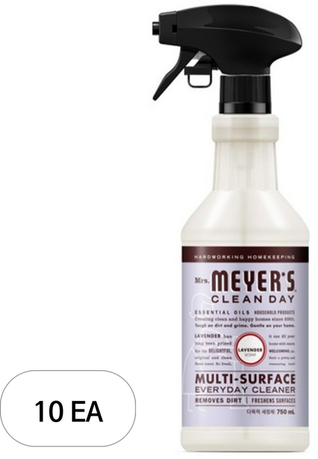 미세스마이어스클린데이 다목적 세정제 라벤더향, 10개, 750ml