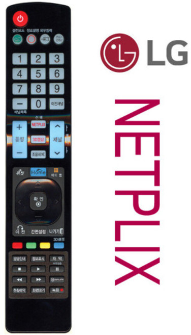 LG리모컨 넷플릭스 LGTV리모컨 무설정 전제품 호환 TV 엘지 엘지TV, 1개