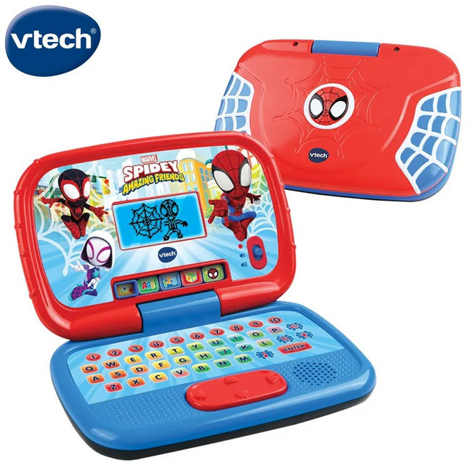 Vtech 蜘蛛人互動學習小筆電 公司貨 MARVEL DISNEY 數學 字母 單字 邏輯 遊戲 發音 SPIDEY, 1個