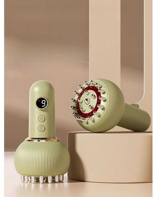 낙원굿즈 배 마사지기 충전식 쾌변 뱃살 찜질기, 상세페이지 참고, 경락 마사지기+오일500ml