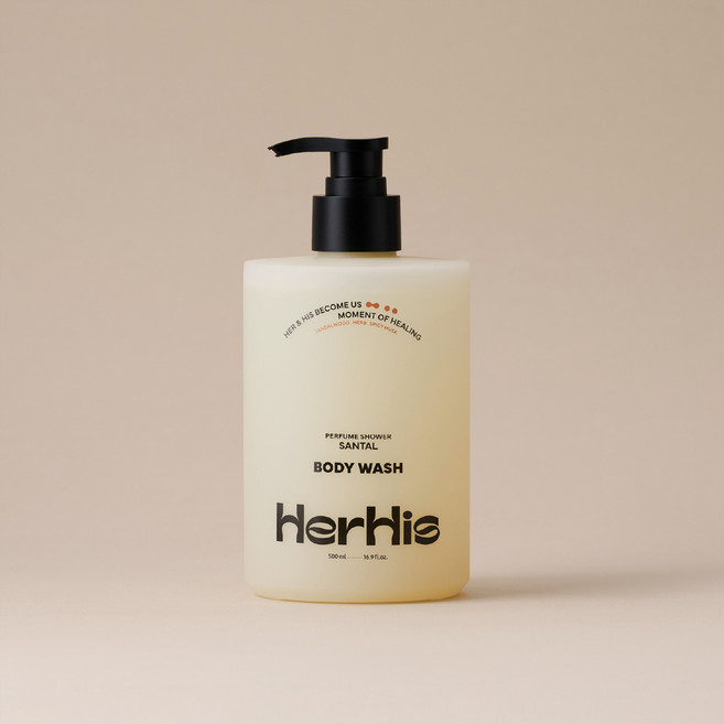 NEW 허히즈 퍼퓸 샤워 상탈 효소 바디워시, 1개, 500g