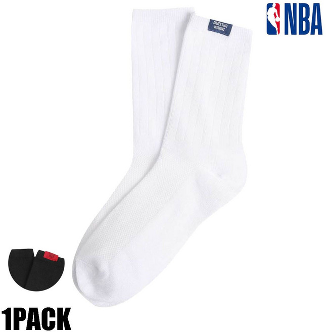 엔비에이 NBA 남녀공용 농구팀 워딩 직조 라벨 포인트 크루삭스 양말 택1 N255AO224P 481257