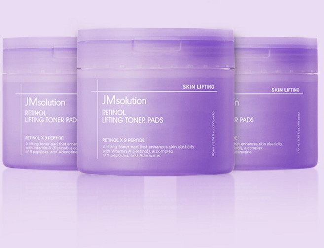 제이엠솔루션 레티놀 리프팅 토너 패드 170ml, 3개, 100매입