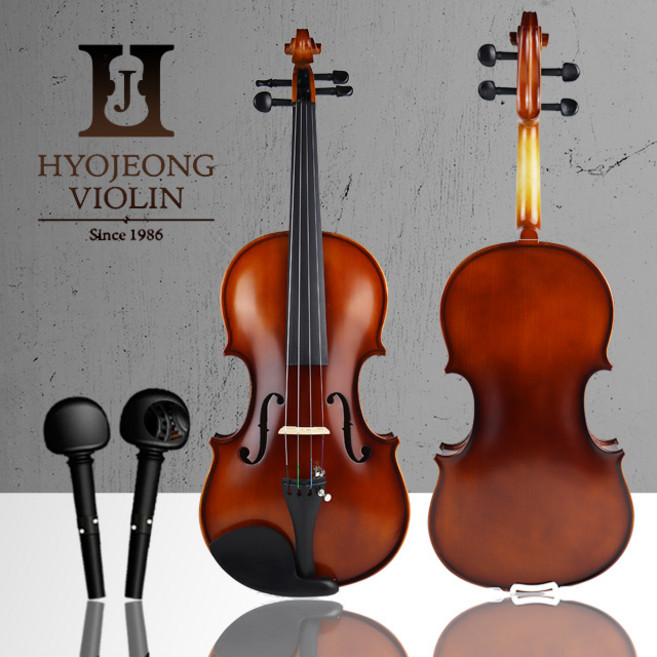 HYOJEONG 효정바이올린 HV-100 이지펙장착 풀구성품, 3/4사이즈 (12~13세), 1개