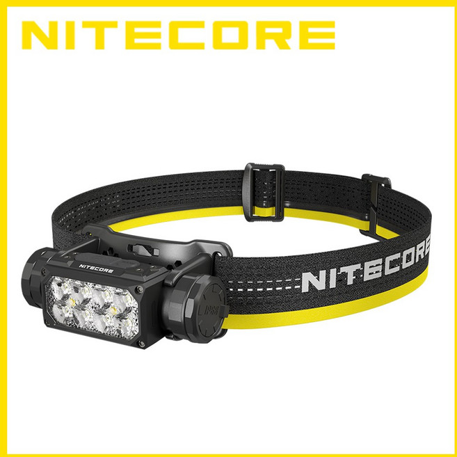 Nitecore 나이트코어 HC65 UHE 2000루멘 충전용 헤드랜턴 헤드라이트, 1개, 블랙