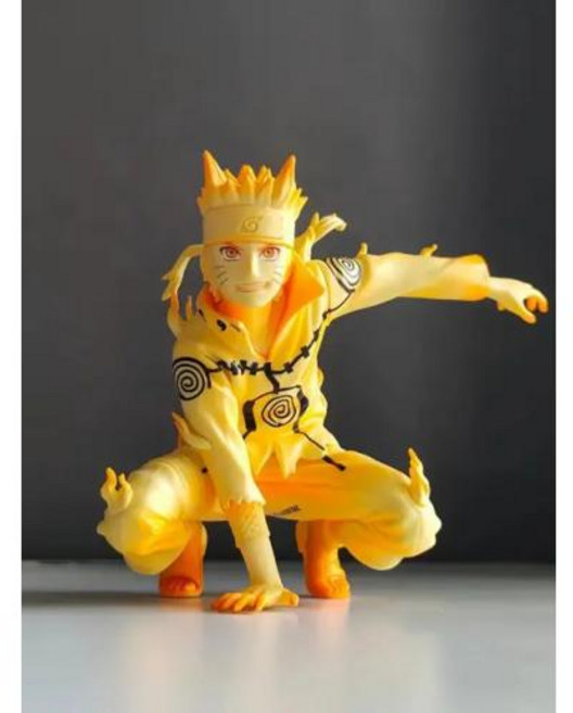 반다이 피규어 애니메이션 나루토 시푸덴 우즈마키 액션 모델 컬렉션 주변 장난감 데스크탑 장식 선물, 1개