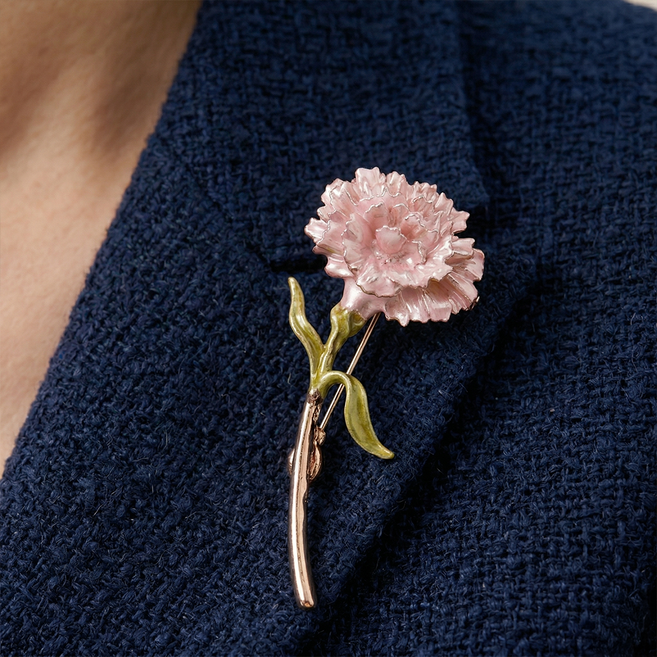 미니 카네이션 브로치 스승의날 어버이날 선물