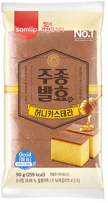 [오티삼립]주종발효 허니카스테라 140g 10봉, 단품, 단품