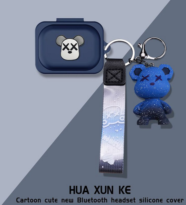 낫싱 이어a 케이스 피규어 스트랩 실리콘 커버, Nothing ear a 보호 케이스, 타입 6, 1개