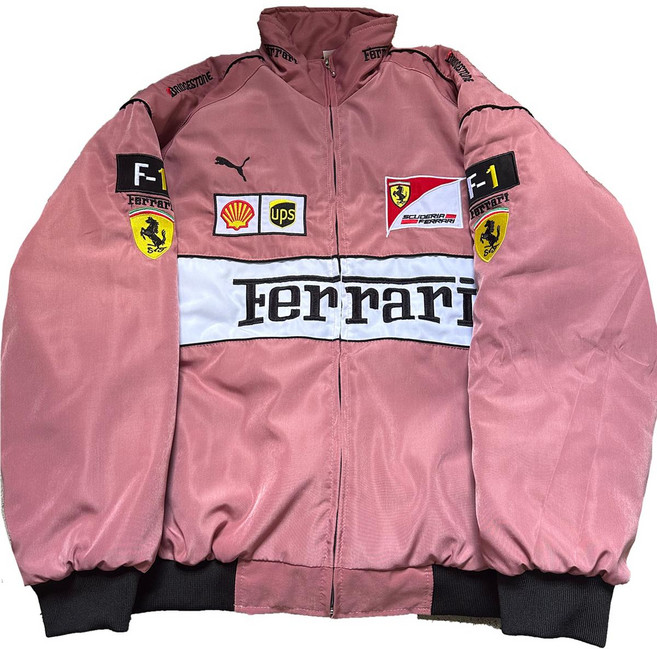 헤이숍 f1레이싱자켓 F1 라이더 바이크자켓 배달 오토바이, 연분홍