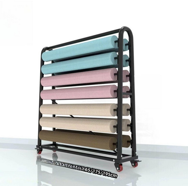 포장지 거치대 시트지 랙 정리 보관 플라워샵 원단 필름, 1개, 양면 18개 125cm 높이 2m