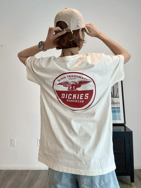 디키즈 25 FW 남녀공용 이글 그래픽 반팔 티셔츠 A862C0NT