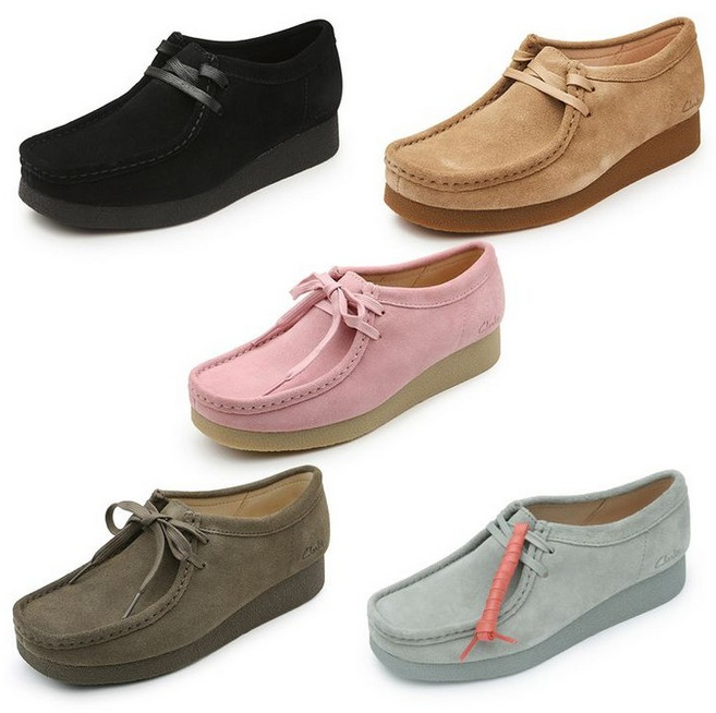 2위 - CLARKS 클락스 클락스 여성 왈라비 EVO 캐주얼화 CLAOXC3635WF 5종 택100% 백퍼센트