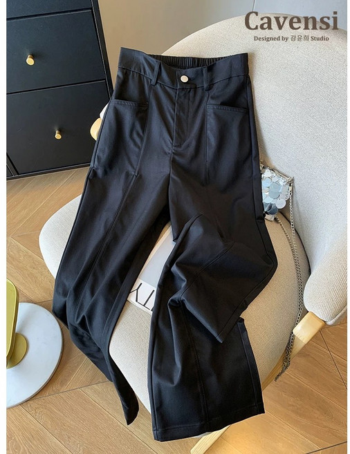 Cavensi 窄版直筒西裝褲