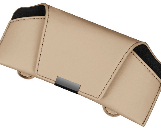 차량용 선바이저 선글라스 안경 케이스 클립, 베이지, 1개