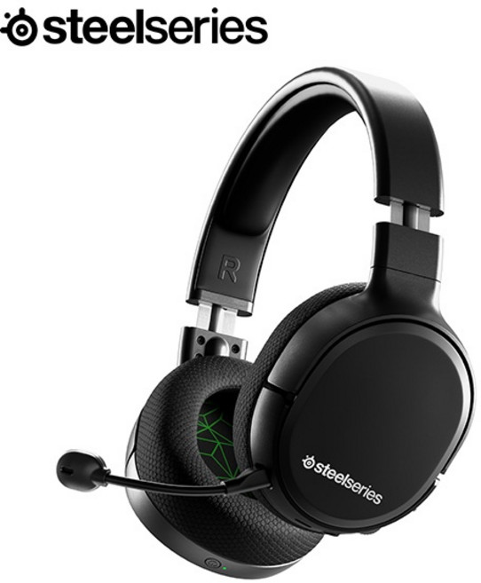 (스틸시리즈) (헤드셋) 아크티스 1 무선 게이밍 헤드셋 Arctis 1 wireless X (엠앤웍스 정품), 블랙, Arctis1wirelessX