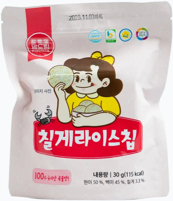 심연상 칠게 라이스칩 30g * 10봉, 10개