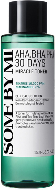 썸바이미 아하 바하 파하 30 데이즈 미라클 토너, 150g, 150ml, 1개