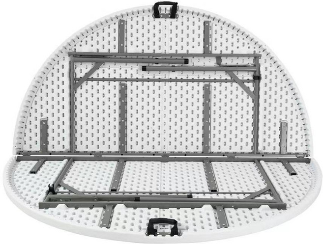 가구다라온 야외캠핑테이블 브로몰딩1500 원형, 1500원형접이식