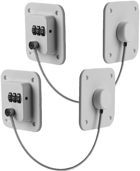 PARAGS 냉장고 비밀번호 시건장치 자물쇠, 2개