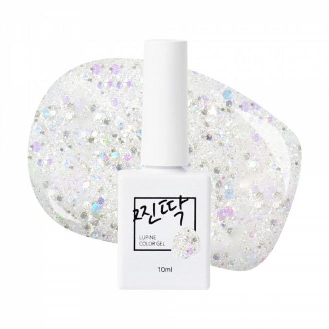 찐딱 프리미엄 네일아트 젤컬러 젤네일, 1개, 10ml, JJ062G (트윙클 오펄 글리터)