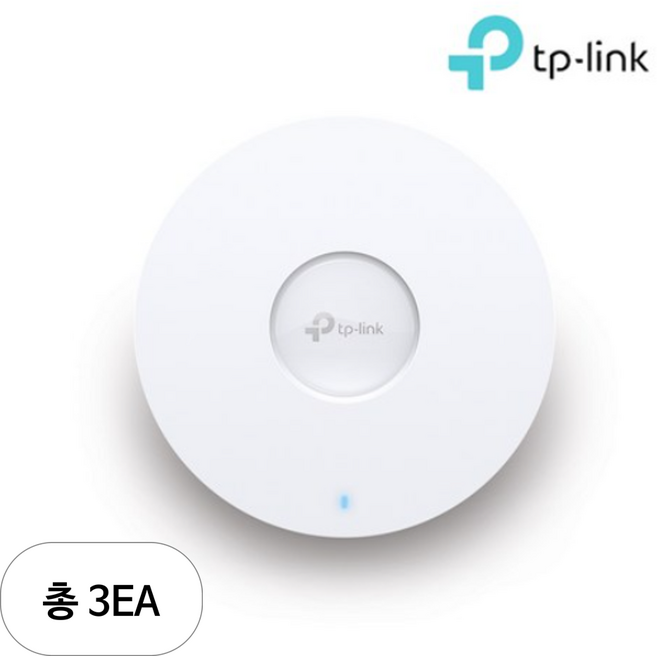 티피링크 AX1800 WiFi 6 천장형 마운트 듀얼 밴드 엑세스 포인트 공유기, EAP610, 3개