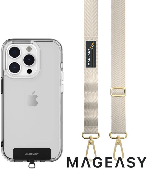 MAGEASY 20mm STRAP 掛繩/掛繩片組 媚惑白 PHIPH143, 1個