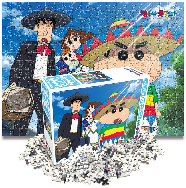 짱구는 못말려 직소 퍼즐 300조각, 1개, 더이상 못참아, 300피스