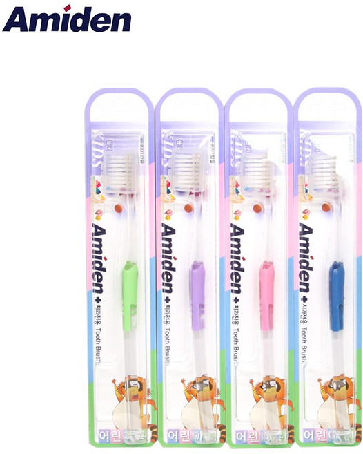 아미덴 플러스 어린이 칫솔 12개, 아미덴 플러스 어린이 칫솔 12개세트