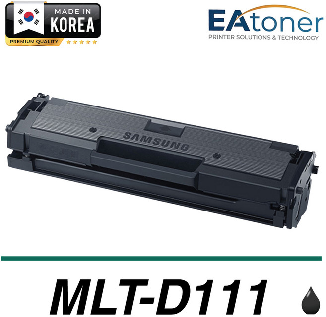 국산 재생토너 삼성 MLT-D111S 정품2배용량 정품재제조 직접AS, 검정, 1개
