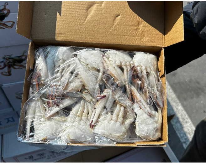 냉동 절단꽃게 절단게 ( L ) 450g, 2개