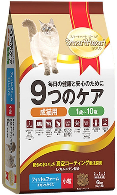 나인케어 고양이 사료 체형 6kg, 저지방, 1개